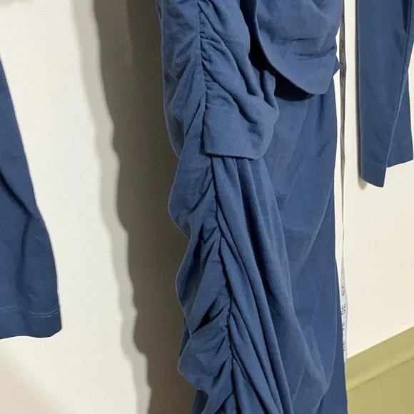 Sundance Eternal Compliments Ruched Wrap Cotton Stretch Dress size S - Picture 10 of 10